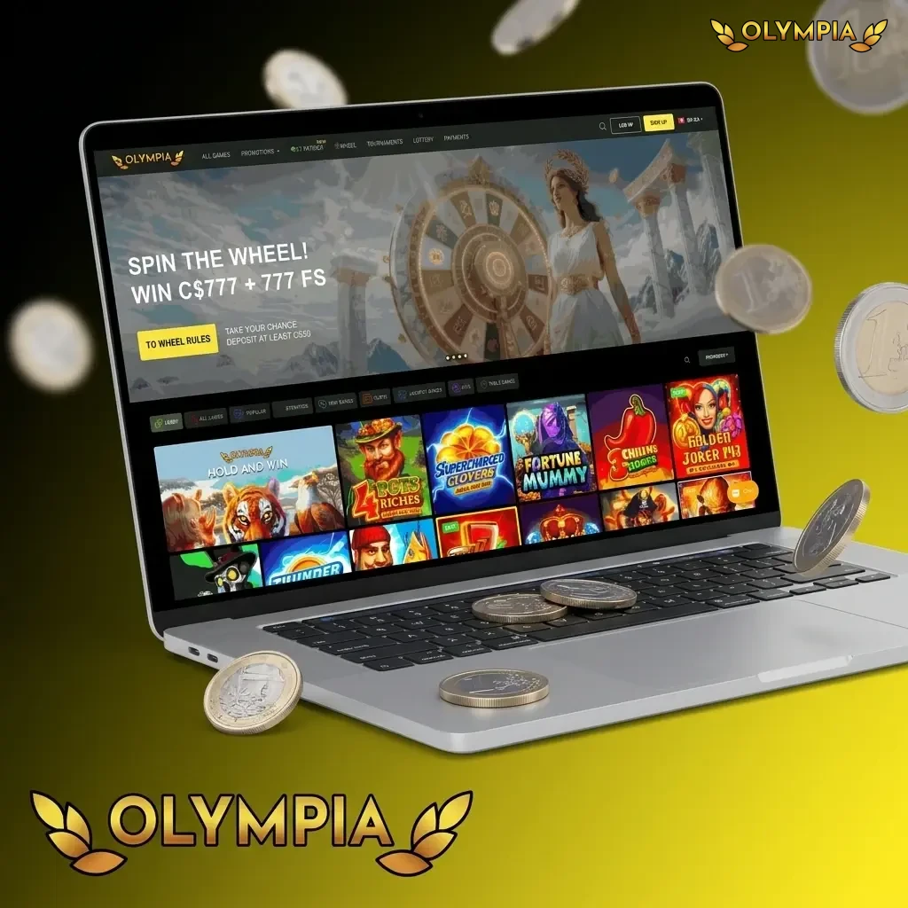 Olympia Casino deposit options for Canadian players including Interac, Visa, crypto, and e-wallets with limits and processing times