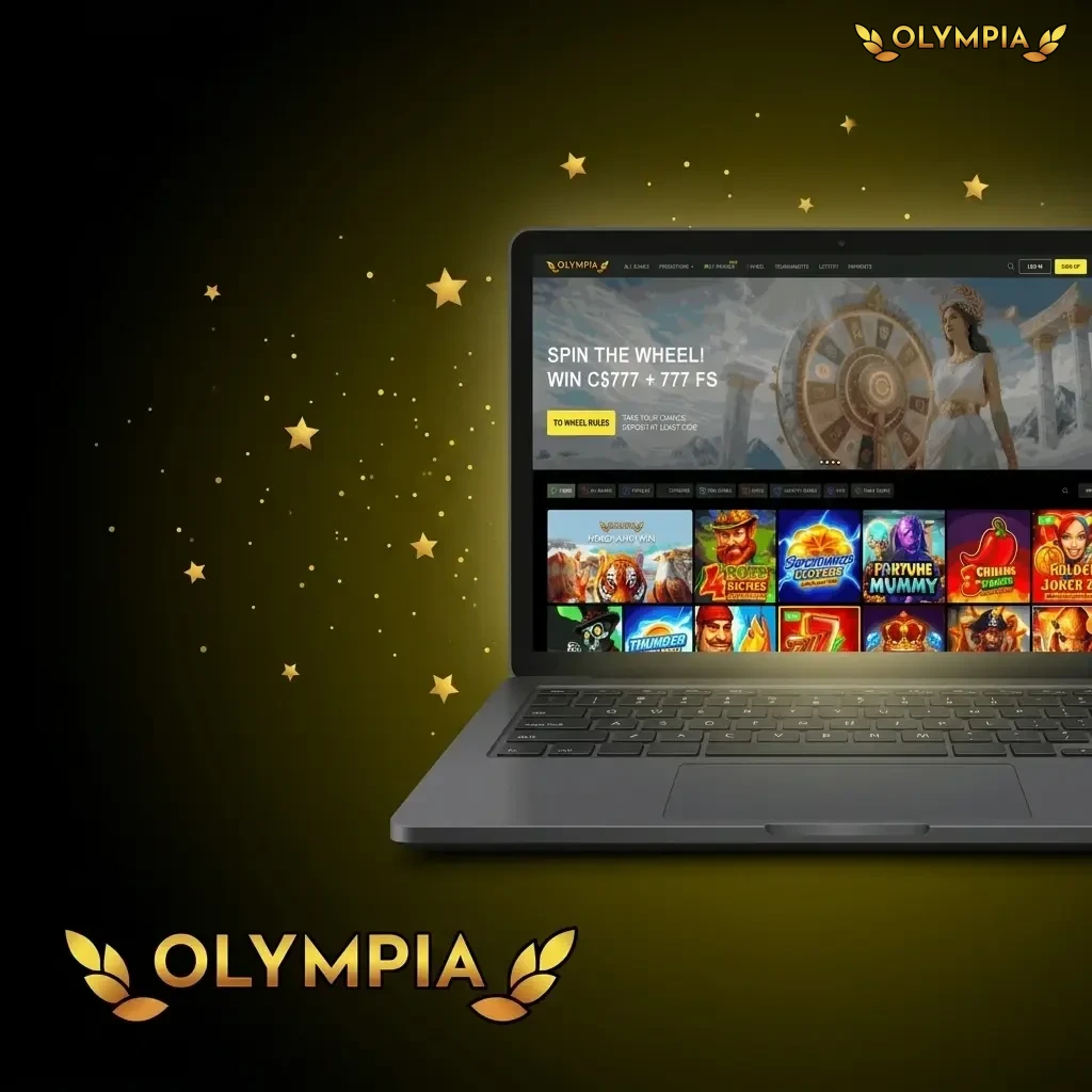 Step-by-step guide to claiming Olympia Casino's 100% deposit match bonus up to C$10,000 plus 75 free spins