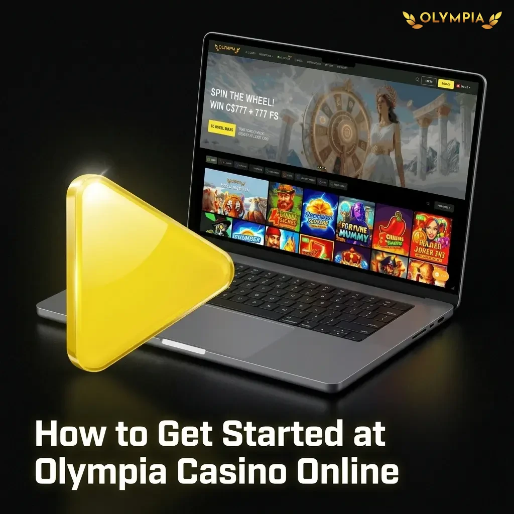 Step-by-step guide to getting started at Olympia Casino Online for Canadian players aged 19+