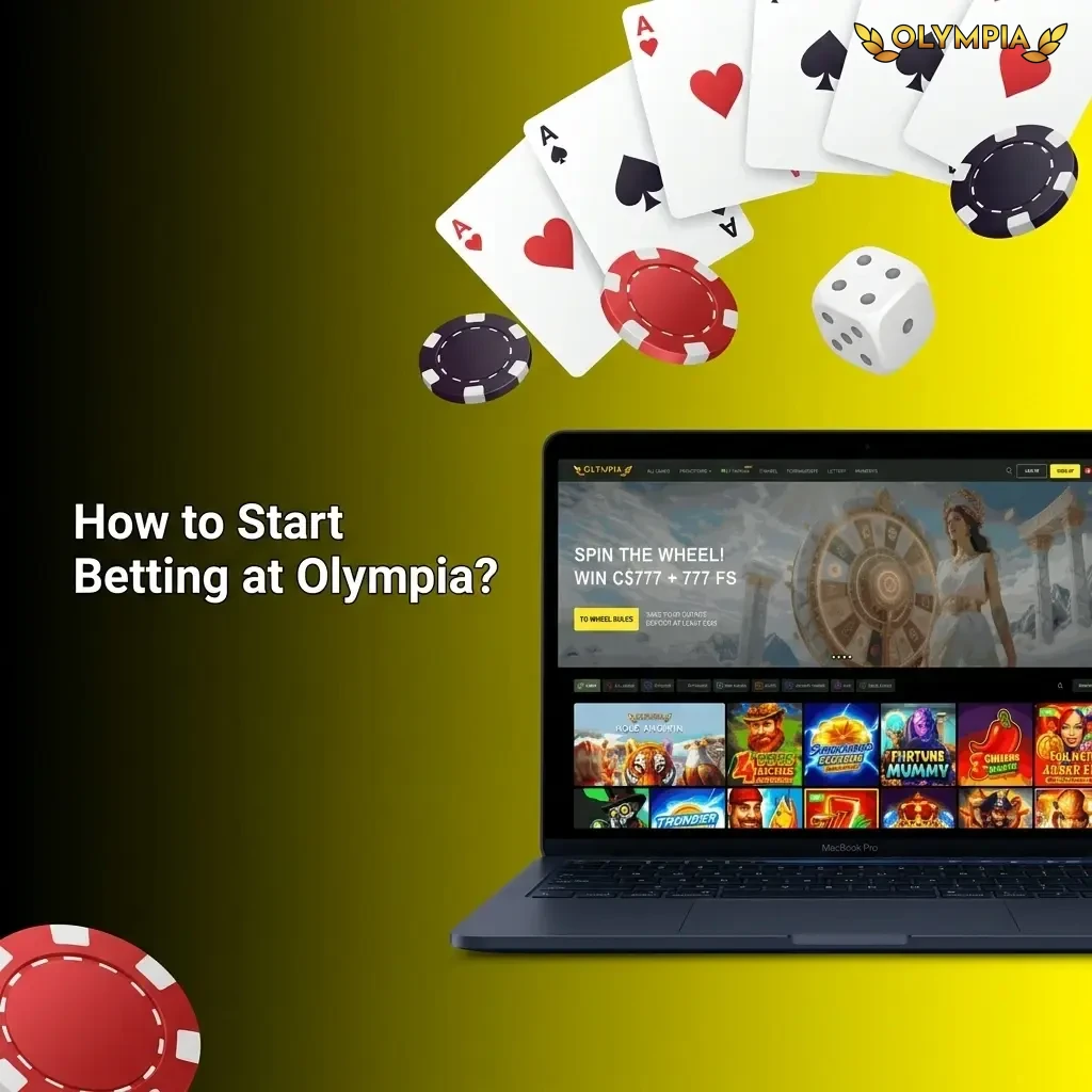 Step-by-step guide to placing your first bet on Olympia, from registration to withdrawal in Canada