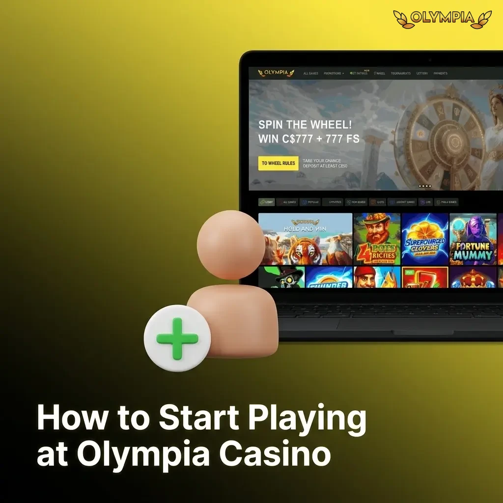 Step-by-step guide to registering at Olympia Casino for Canadian players, including account setup, deposit, and terms.