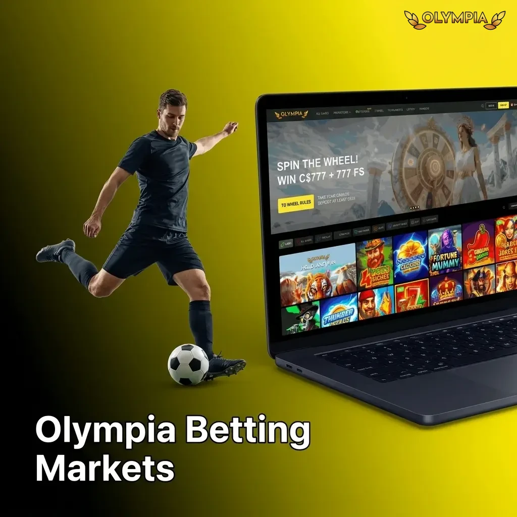 Olympia sportsbook betting markets covering hockey, football, basketball, soccer, tennis, and more for Canadian bettors