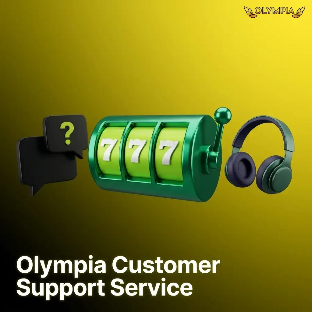 Olympia Casino customer support channels including live chat, email, and Help Centre for deposit and withdrawal issues