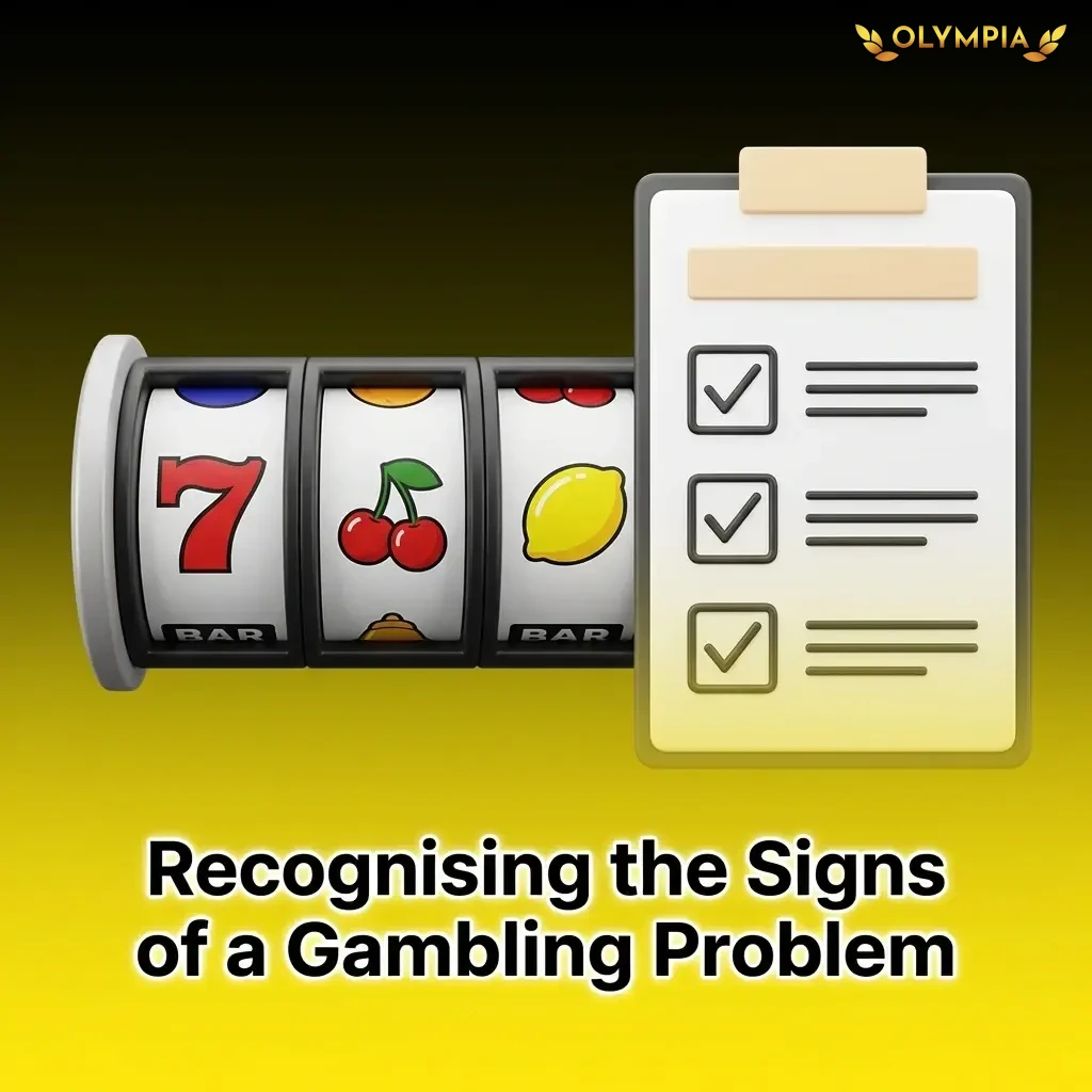 Warning signs of gambling addiction including chasing losses, loss of control, preoccupation, neglecting responsibilities, and concealment
