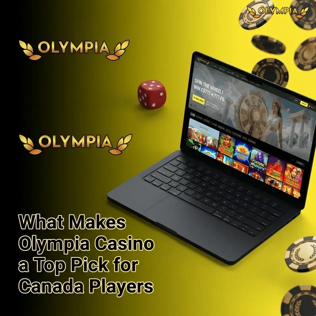 Olympia Casino platform for Canadian players featuring 7000+ games, mobile app, live dealers, and generous bonuses